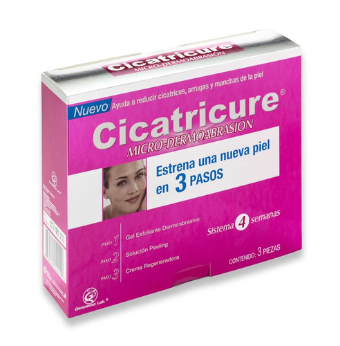 Cicatricure - Microdermoabrasión X 3 Piezas