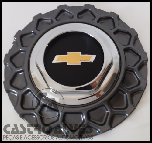 Kit 4 Pçs Calota Tampa Miolo Roda Aro 15 Bbs Brw 900 Grafite