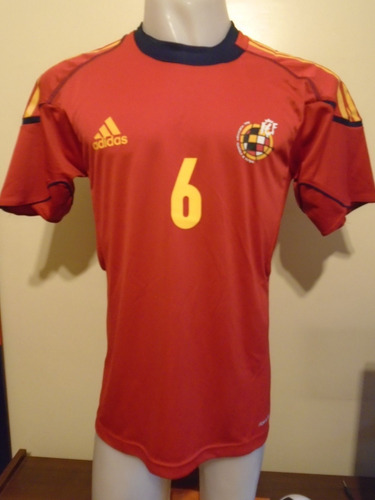 Camiseta España 2011 2012 Iniesta #6 Formotion Barcelona M