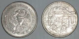 Monedas De 50 Pesos Templo Mayor Escasa 1983