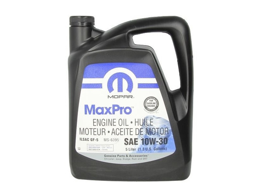 Aceite Motor 10w 30 5 Litros Sintetico Jeep Mopar Sp