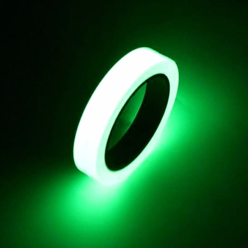 Imagem 3 de 6 de Fita Glow Fluorescente Festa Teto Brilha Neon Decoração Rolo