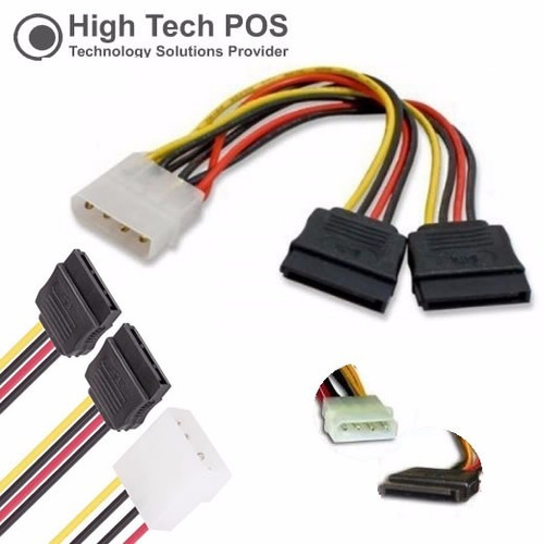 Cable De Poder Ide A Sata Doble