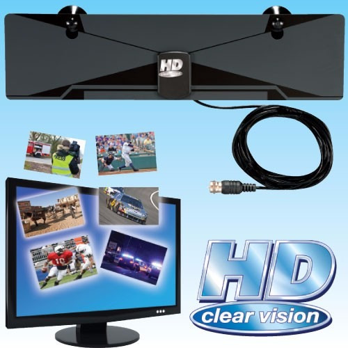 Antena Digital Hd  Clear Vision + Canales En Alta Definicion