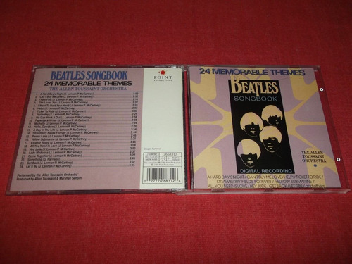 Allen Toussaint Orc.- Beatles Songbook Cd Imp Ed 1989 Mdisk