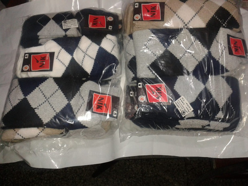 Medias De Caballero Tipo Rombo Y Paño 12 Pares