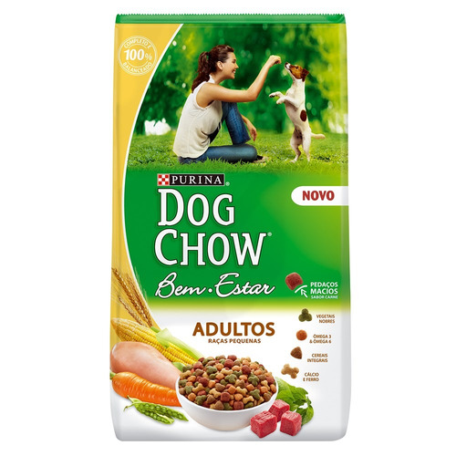 Ração Dogchow Bem Estar Adultos Raças Pequenas Purina 3kg