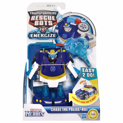 Transformers Rescue Bots Energize Chase The Police-bot