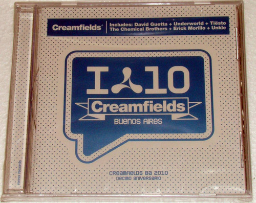 Creamfields Buenos Aires 2010 Underworld Tiesto Cd Kktus