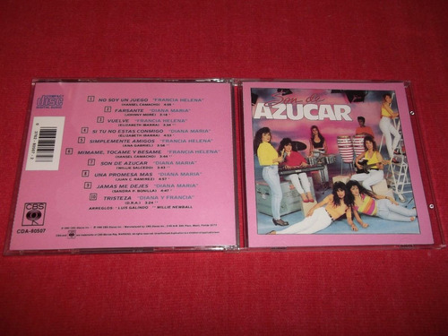 Son De Azucar - Homonimo Cd Usa Ed 1990 Mdisk