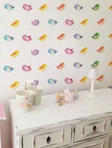 Comprar Vinilos Patterns Decorativos Pared Pájaros Linda Wall