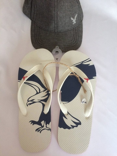 Gorra Y Sandalias American Eagle Nuevos En Paquete Para Ti