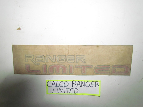 Calco De Ford Ranger Limite