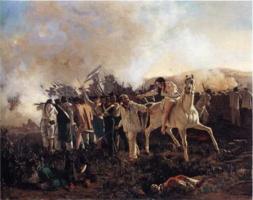 Juan Manuel Blanes - Batalla De San Cala - Lámina 45x30 Cm.