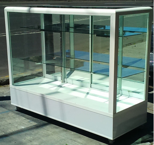 Vitrina Exhibidora Mostrador De Cristal Aparadores 1.20m