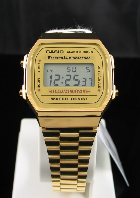 Relogio Casio Dourad Unissex A168 Retrô-vintage A168wg-9wdf | Mercado Livre