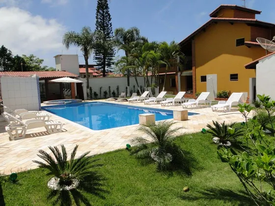 Casa Com Piscina Aquecida Para Excursão 2 Spa C Hidro, Salão De Jogos, Ar Condicionado, 