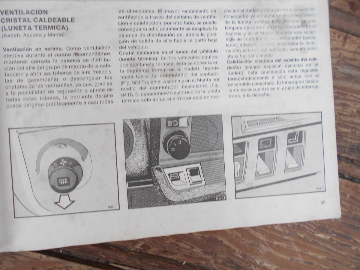 Manual De Usuario Opel Rekord | Mercado Libre