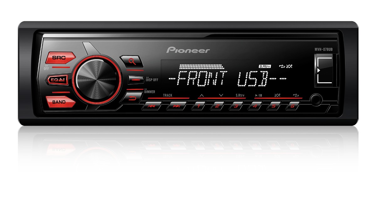 Mp3 Player Pioneer Mvh-078ub Media Receiver Com Entrada Usb | Mercado Livre