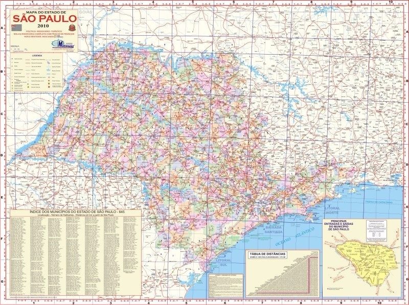 Mapa Pol Tico Rodovi Rio E Tur Stico Gigante Da Regi O Nordeste Do