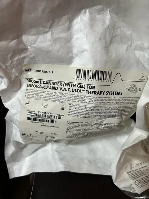 Esponjas Y Canister Para Terapia Vac Local Establecido
