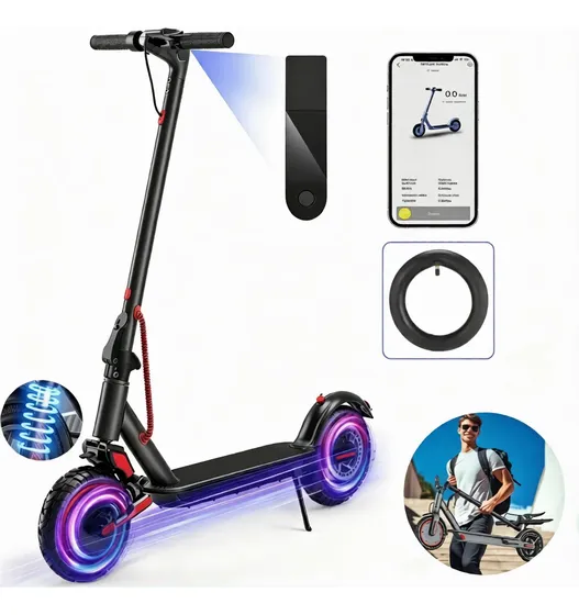Oimotoo Patinete Elétrico 500w C/suspensão,bluetooth 40km/h