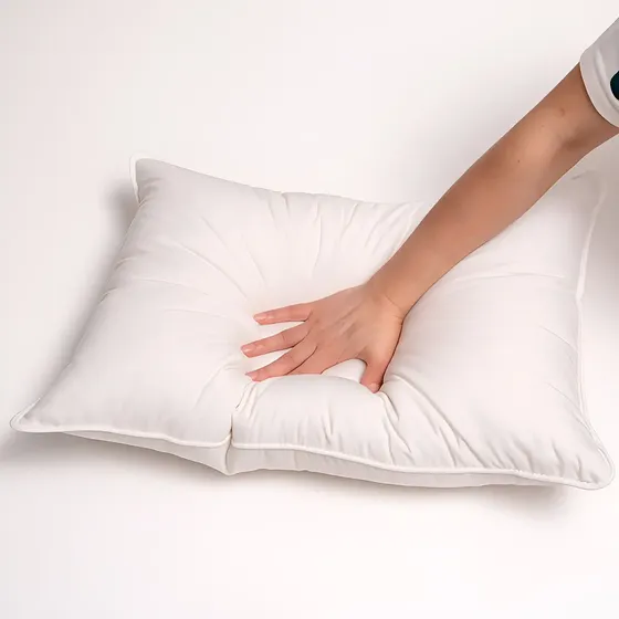 Almohada 50 X 30 Camilla Masajes Reflexologia Siliconada Blanco