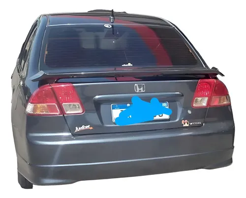 Aerofólio Civic 200 2001 2002 2003 2004 2005 Para Pintura