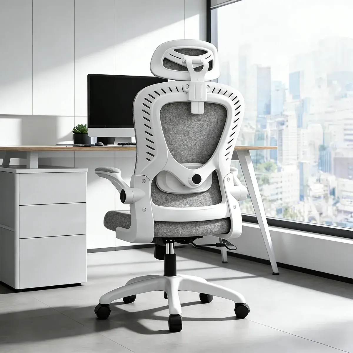 Cadeira Escritório Confortável Ergonômica Giratória Legacy