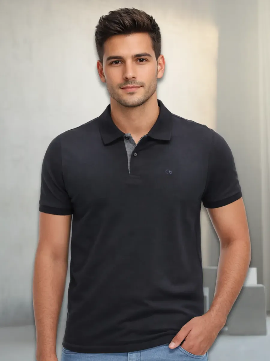 Camisa Polo Masculina Ogochi Original Slim Camiseta