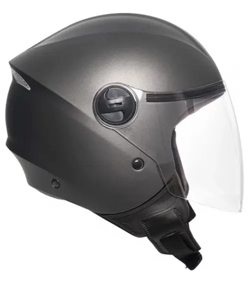 Capacete Moto Aberto Joy23 San Marino By Taurus Custom Cinza — foto 4