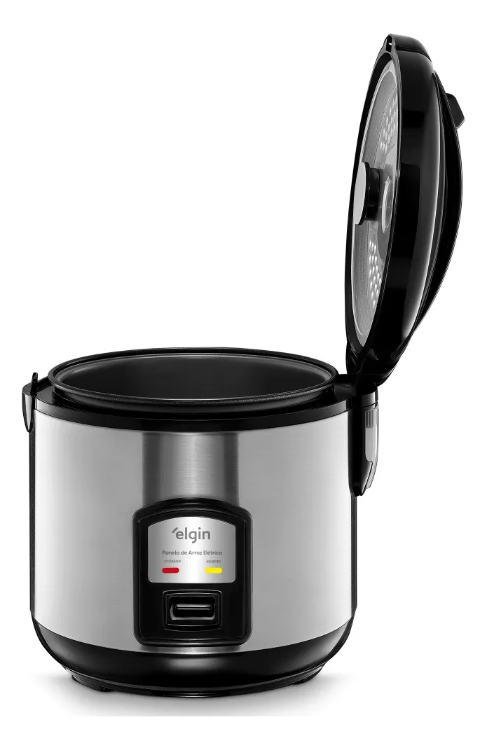 Panela Arroz Eletrica 10 Xicaras Inox 700w Rizzo Elgin - Imagem 2