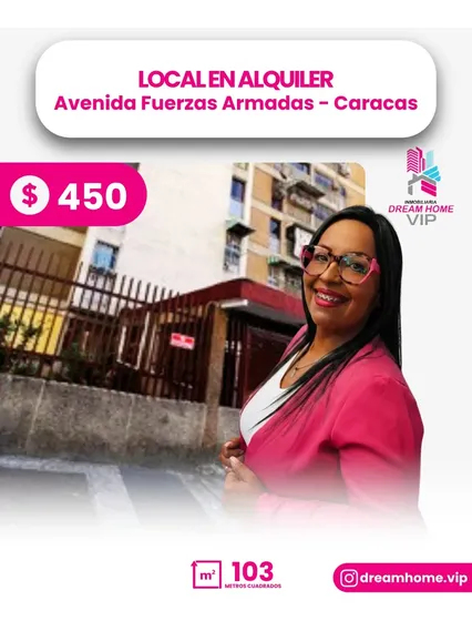 Local Comercial En Alquiler Avenida Fuerzas Armadas - Caracas