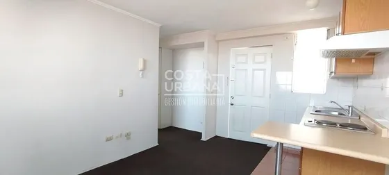 Arriendo Soleado Departamento 1 Dormitorio Con Vista Al Mar