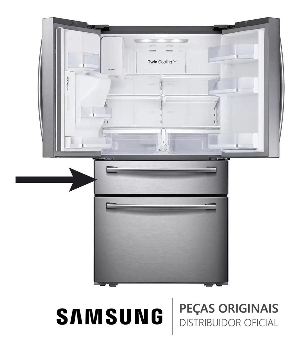 Borracha Gaveta Flexzone Refrigerador Samsung Rf28hmedbsr Frete grátis