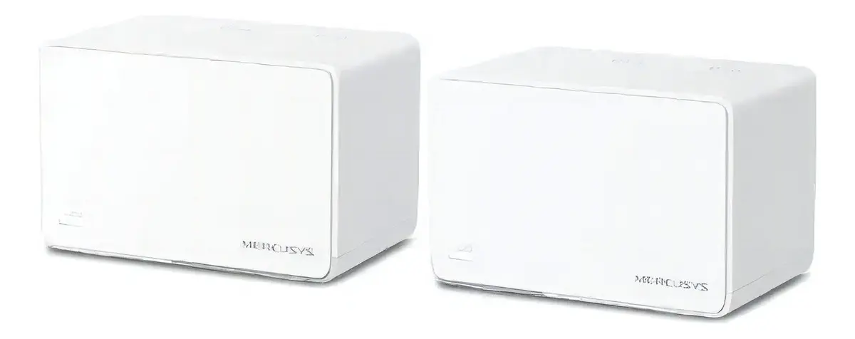 Pack 2 Roteadores Halo H80x Mesh Wifi6 Branco Mercusys