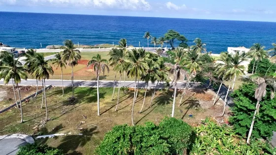4 Solares En El Malecon De Cabrera!!