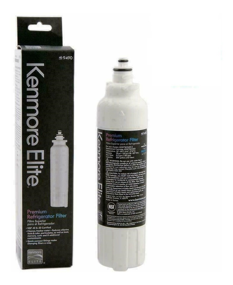 Filtro De Agua Refrigerador Kenmore 469490 - Adq73613402 | Mercado Libre Filtro De Agua Para Refrigerador Kenmore Elite