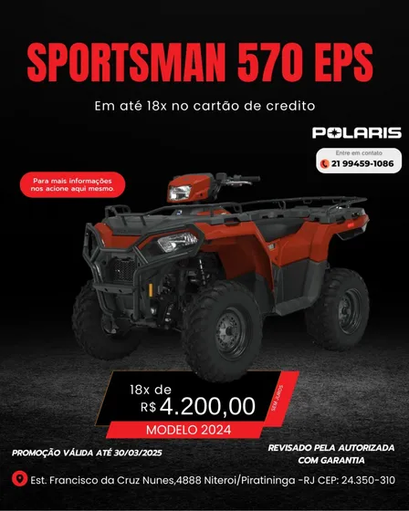 Quadriciclo Polaris Sportsman 570 