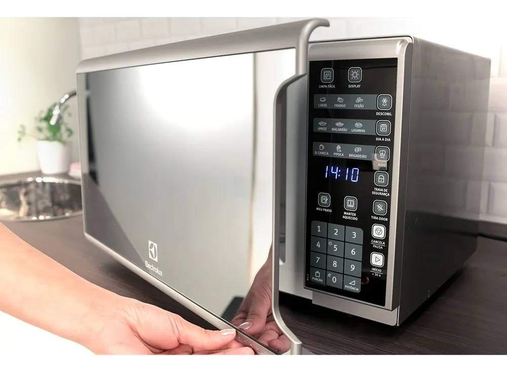 Micro-ondas Electrolux 31L cor Inox Espelhado com Painel Integrado e Função Tira Odor MI41S - Imagem 2