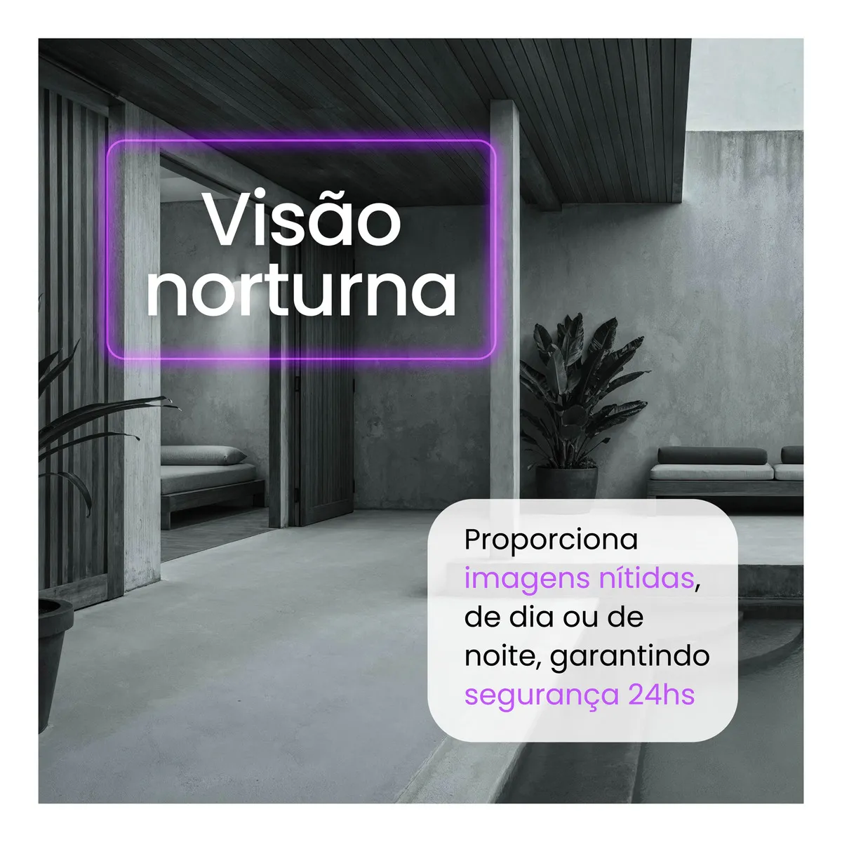 Câmera IP Wi-Fi Panda Plus AMG-C01 3MP Visão Noturna 360° Alexa Google - Imagem 2