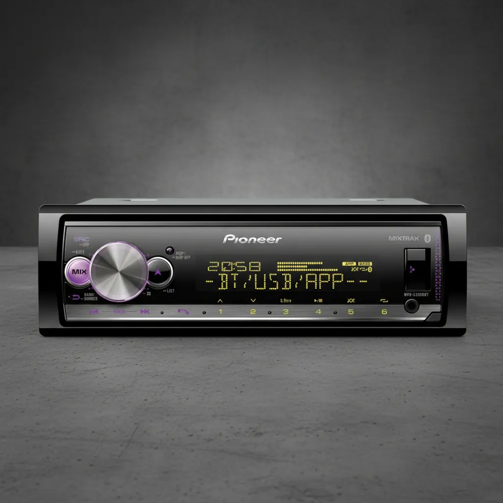 Som Automotivo Pioneer Mvh X3000bt Com Usb E Bluetooth E Radio Preto - Imagem 2