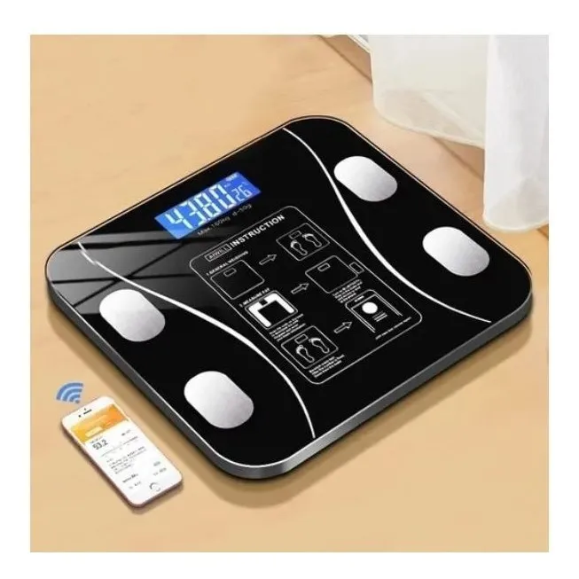 Balanza Inteligente Bluetooth Control Peso Grasa Imc Smart