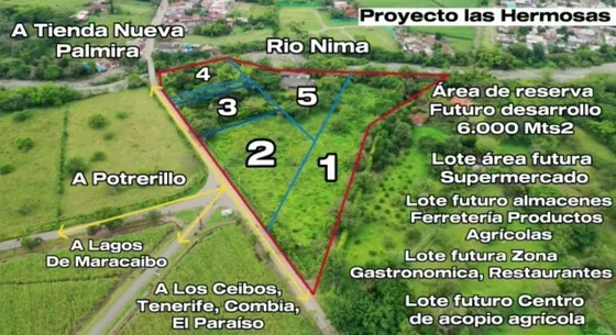 Lote Terreno De 30.000 M2 En Venta Tienda Nueva Tablones Palmira Valle