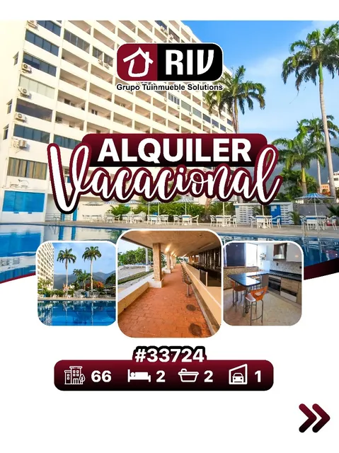 Alquiler Vacacional - Cómodo Apartamento En El Caribe. Caraballeda Estado La Guaira.