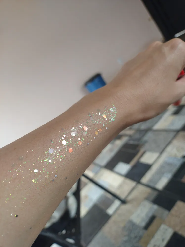 Glitter Gel Glow Power Colormake Carnaval Festa Efeito 35g Tom Da Maquiagem Rosa - Imagem 2