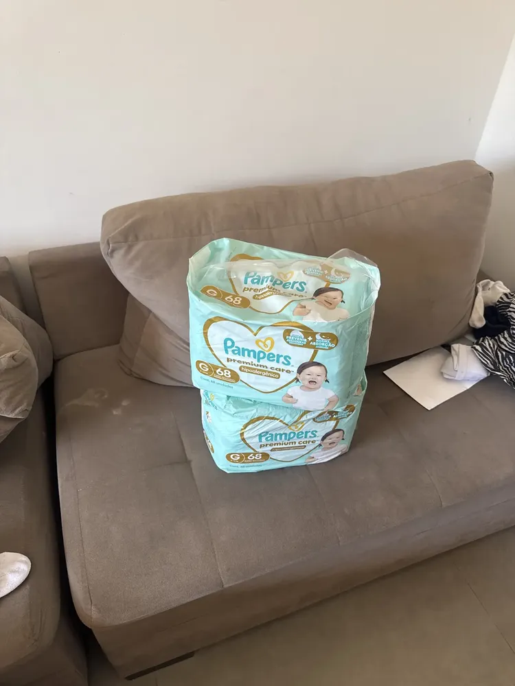 Fralda Pampers Premium Care Tamanho G - 136 Unidades