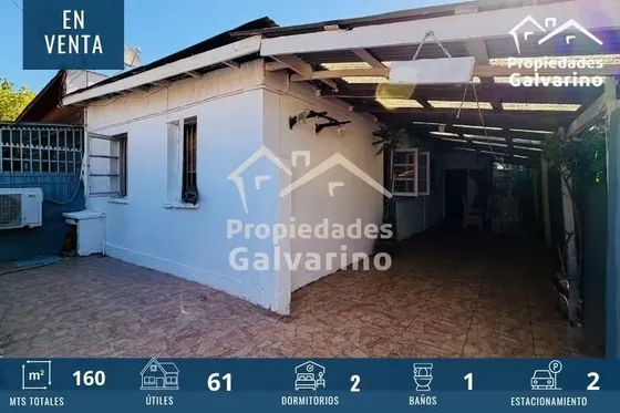 Casa En Venta De 2 Dorm. En Conchalí