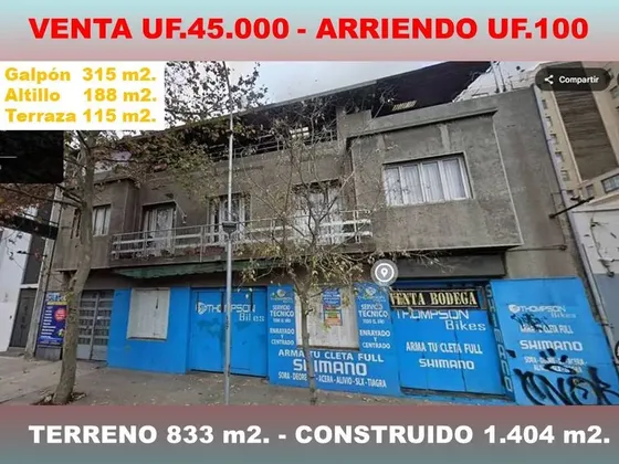 Venta Céntrica Bodega Comercial, Arturo Prat - Av. Matta.