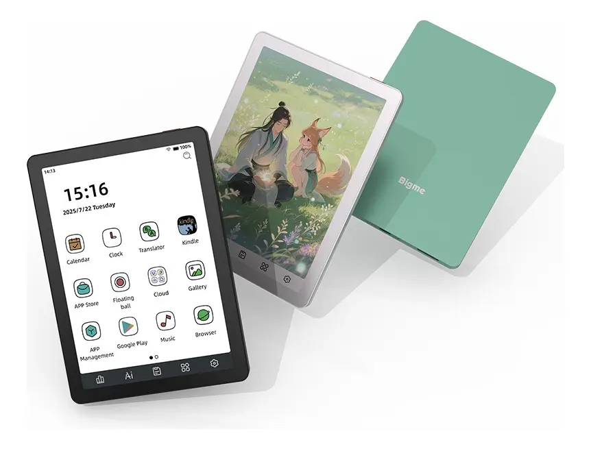 Leitor E Bigme B6 6 Colorido Android 1.4 64gb Preto